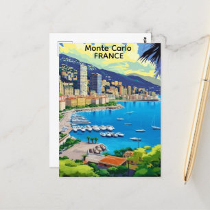Carte postale Monte Carlo Monaco Travel, Monaco Po