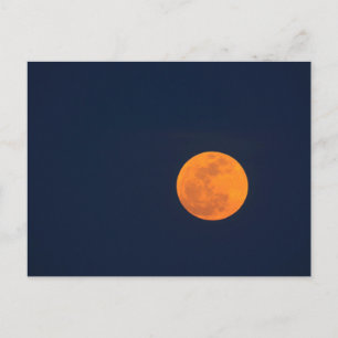 Carte Postale Montée de la lune de la Super lune   Savannah, Géo