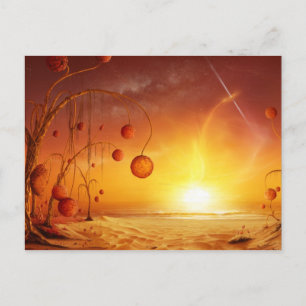 Carte Postale Montée du trou noir