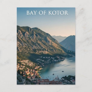 Carte Postale Monténégro Baie de Kotor Voyage