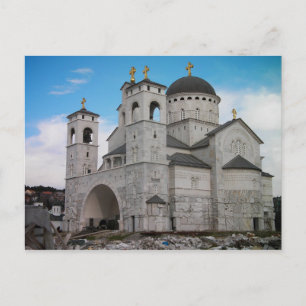 Carte Postale Monténégro - Cathédrale de Podgorica