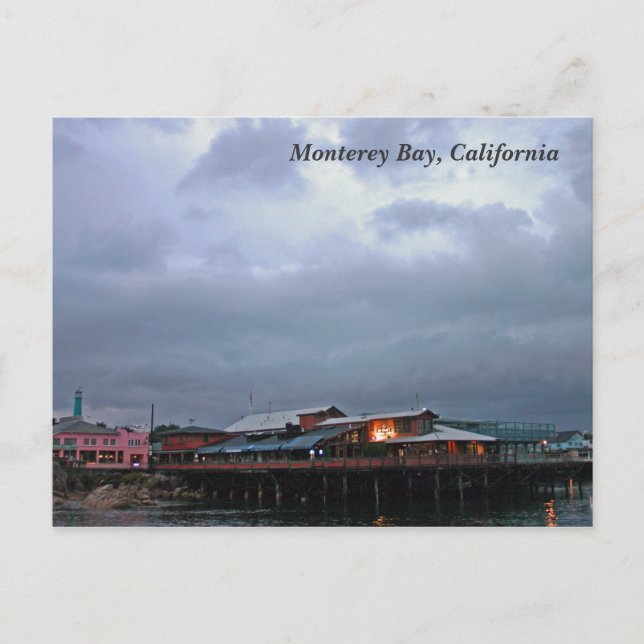 Carte postale Monterey Bay, Californie (Devant)