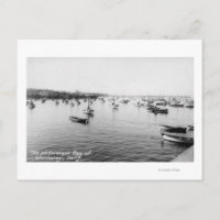 Monterey, CA - Baie avec des centaines de bateaux