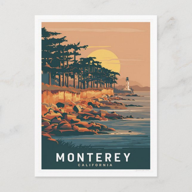 Carte Postale Monterey California (Devant)