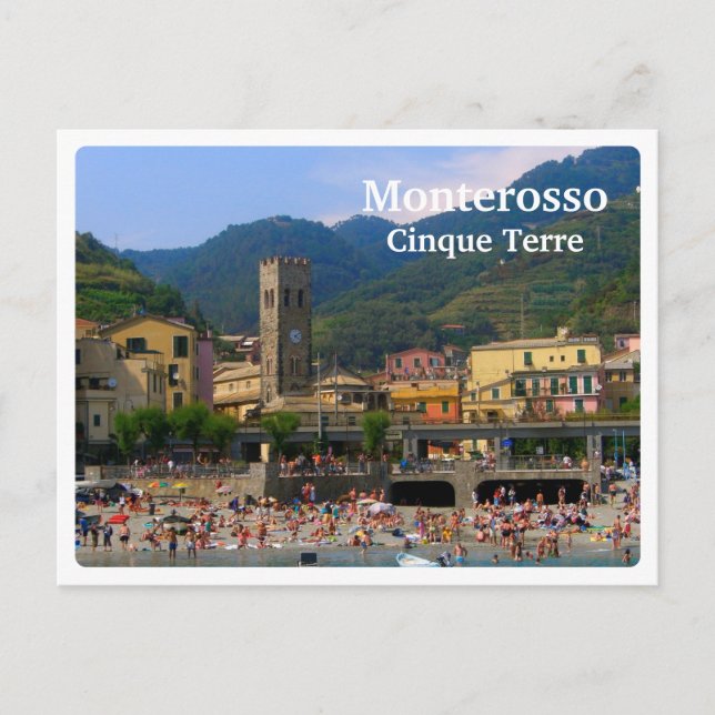 Carte Postale MONTEROSSO - Cinque Terre - Europe - Italie - PLAG (Devant)