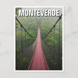 Carte Postale Monteverde Forêt nuageuse Costa Rica Voyage