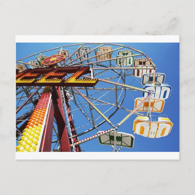 Carte Postale Montez à l'arc-en-ciel (Devant)