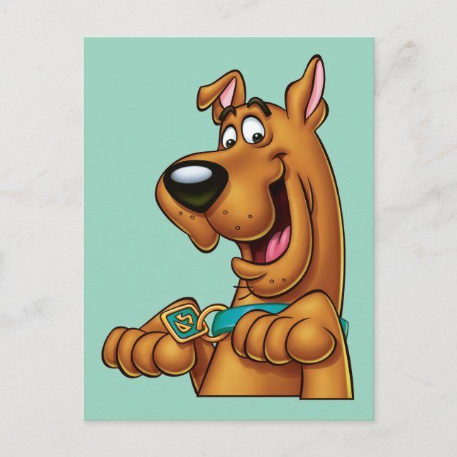Carte Postale Montez les pattes de Scooby-Doo (Devant)