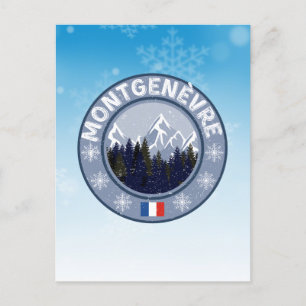 Carte Postale Montgenèvre Station de ski