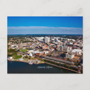 Carte Postale Montgomery, Alabama vue aérienne,