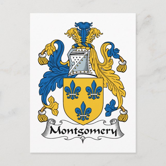 Carte Postale Montgomery Family Crest (Devant)