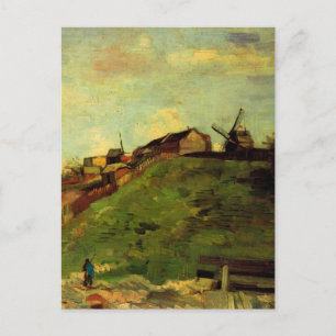 Carte Postale Montmartre : Carrière, les moulins par Vincent van
