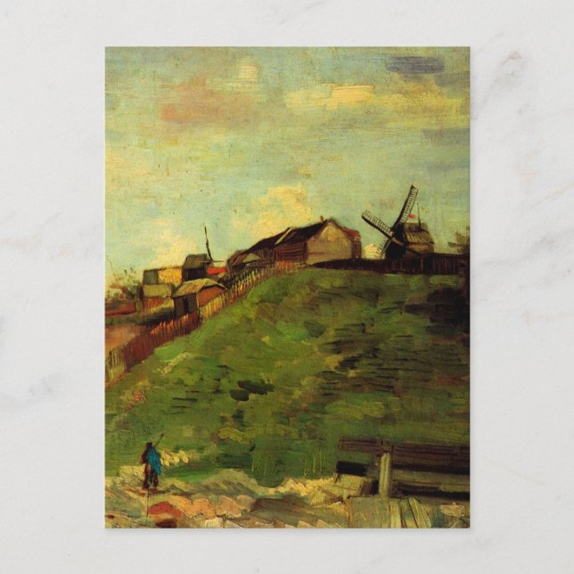 Carte Postale Montmartre : Carrière, les moulins par Vincent van (Devant)