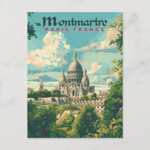 Carte Postale Montmartre - Paris, France