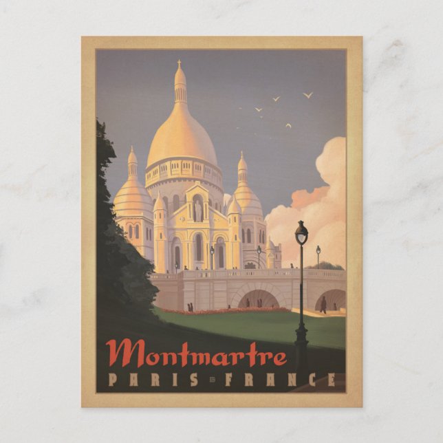 Carte Postale Montmartre - Paris, France (Devant)