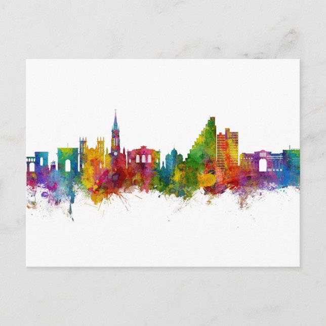 Carte Postale Montpellier France Horizon (Devant)