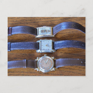Carte Postale Montres à poignet antiques