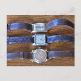 Carte Postale Montres à poignet antiques