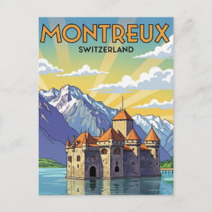 Carte Postale Montreux Suisse Château de Chillon