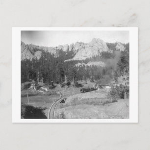 Carte Postale Monts Buckhorn au-delà des voies ferrées