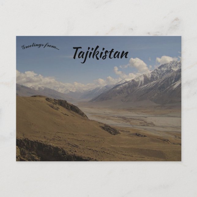 Carte Postale Monts Pamir au Tadjikistan (Devant)