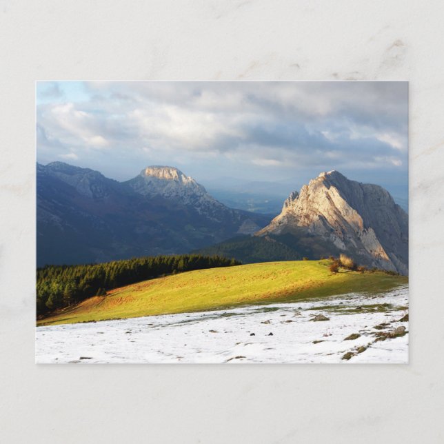 Carte Postale Monts Urkiola dans le Pays Basque (Devant)