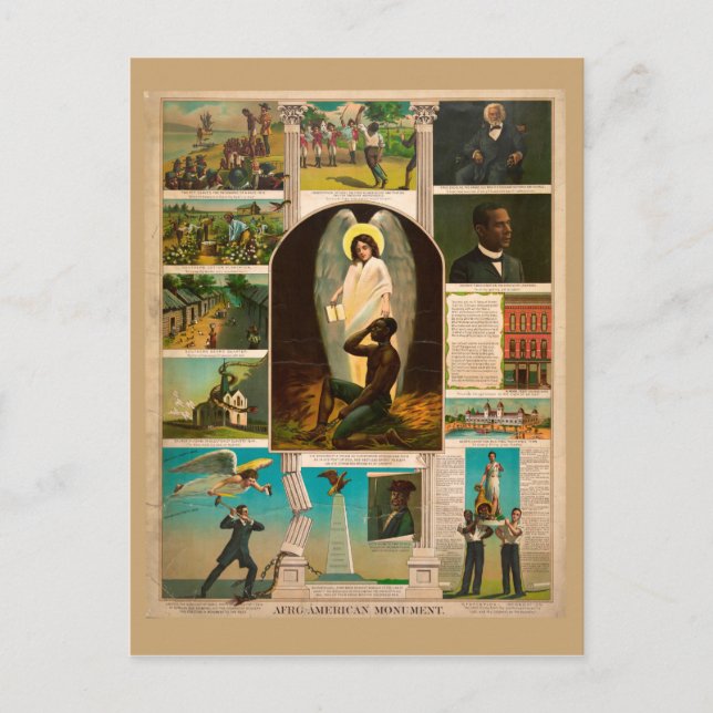 Carte Postale Monument afro-américain (1897) (Devant)