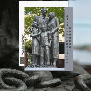 Carte Postale Monument afro-américain de Savannah Géorgie