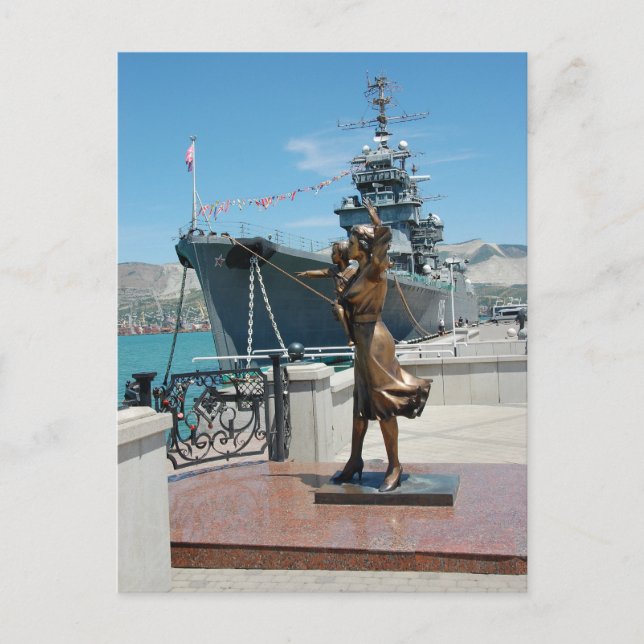 Carte Postale Monument Aux Femmes Des Marins (Devant)