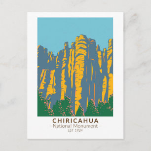 Carte Postale Monument national de Chiricahua cheminées des fées