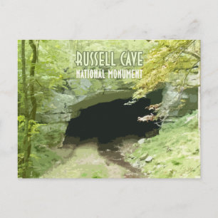 Carte Postale Monument national de la grotte Russell Alabama