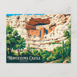 Carte Postale Monument national de Montezuma Castle aux États-Un