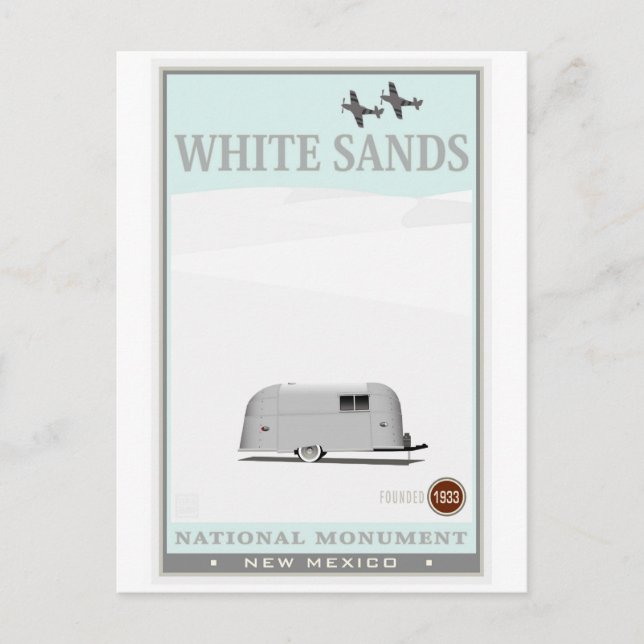 Carte Postale Monument national de White Sands 1 (Devant)