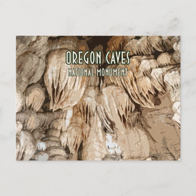 Carte Postale Monument national des grottes de l'Oregon (Devant)