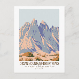 Carte Postale Monument national des pics du désert des monts Org