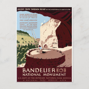 Carte Postale Monument national du Bandelier