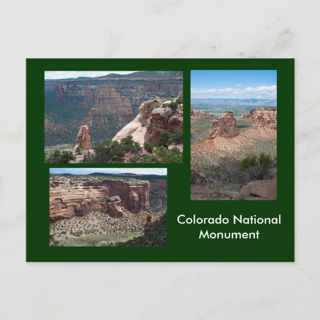 Carte Postale Monument national du Colorado (Devant)