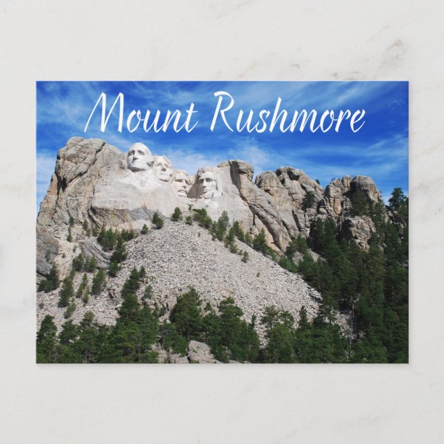 Carte Postale Monument national du Mont Rushmore Dakota du Sud U (Devant)
