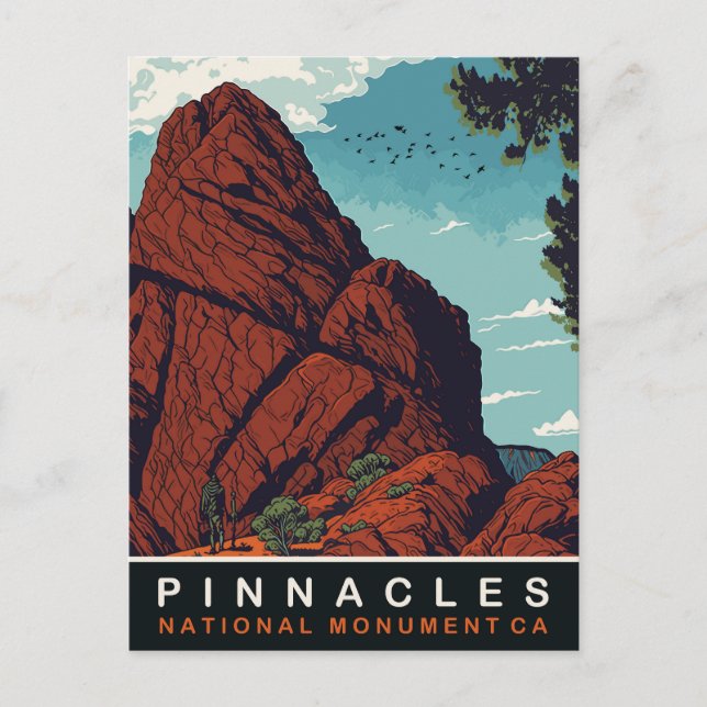 Carte Postale Monument national Pinnacles, CA, Voyage (Devant)