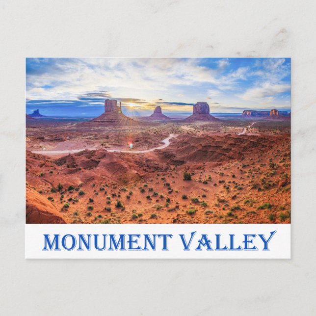 Carte Postale Monument Valley Navajo Tribal Park Utah USA (Devant)