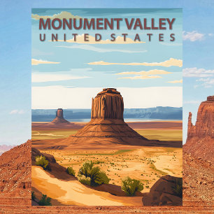Carte Postale Monument Valley USA Voyage Iconique Mitten Buttes