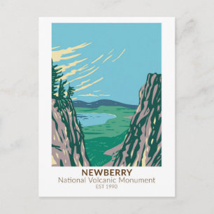 Carte Postale Monument volcanique national de Newberry Oregon Vi
