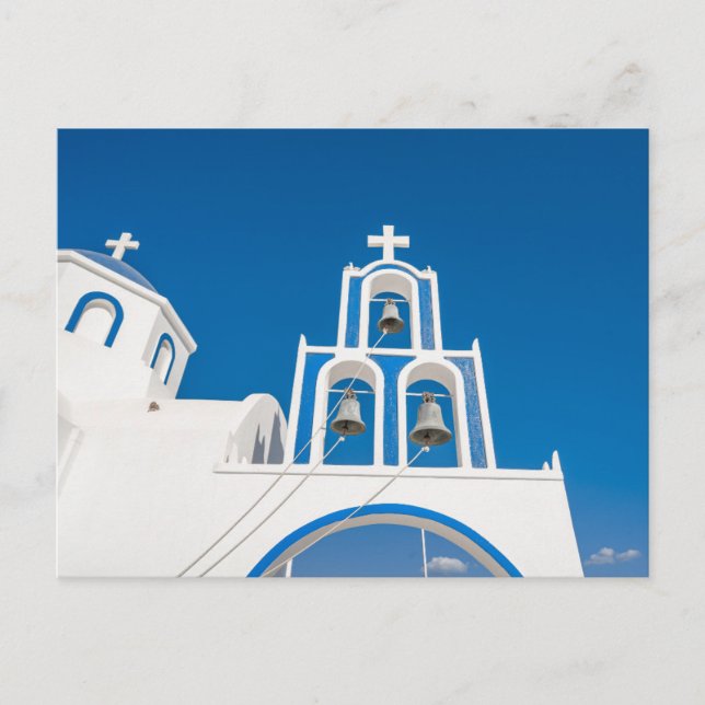 Carte Postale Monuments | Église grecque à dôme bleu (Devant)