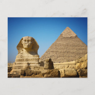 Carte Postale Monuments   Sphinx et pyramide d'Égypte