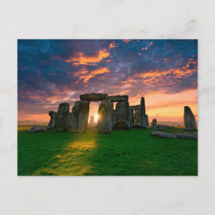 Carte Postale Monuments Stonhenge, Angleterre