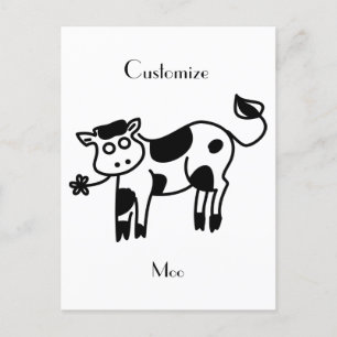 Carte Postale Moo Cow Thunder_Cove