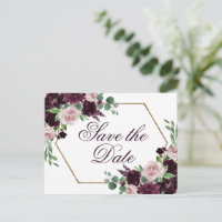 Moody Passion | Dramatic Save the Date au vin pour