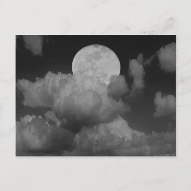 Carte Postale Moon & Clouds Over Kansas (Devant)