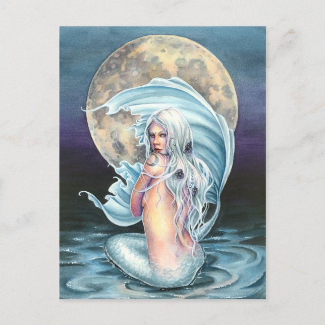 Carte Postale Moon Mermaid (Devant)