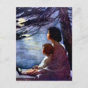 Carte Postale "Moonbeams" de Jessie Willcox Smith